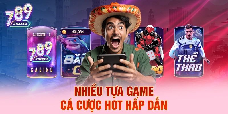 Kho game cá cược đa dạng tại sgd777